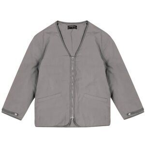 NWT Richie Le Nylon Half Zip Puffy Jacket Chalk Taupe Grey XL